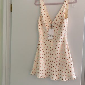 Zara strawberry dress